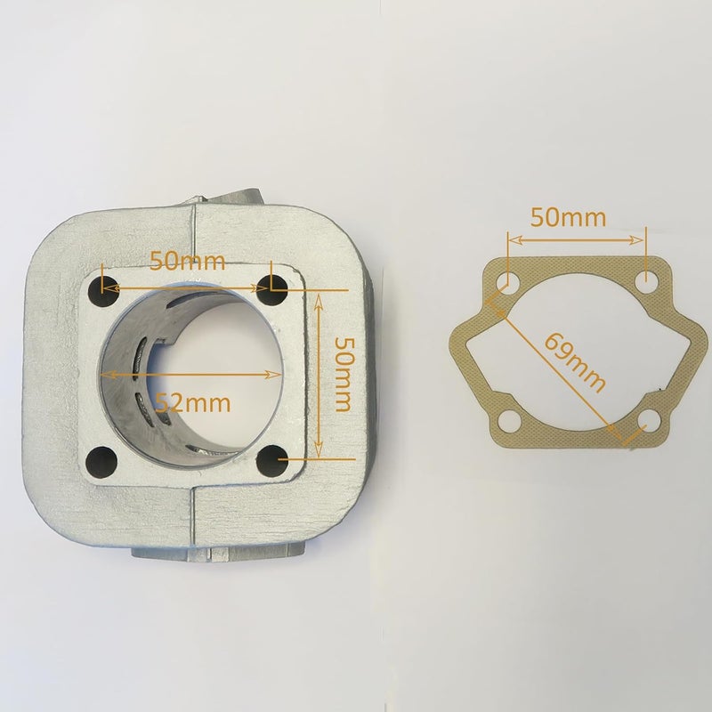 CDHPOWER YD85cc Cylinder Body and Gasket/ 52mm Cylinder- 2 Stroke 85cc - Image 2